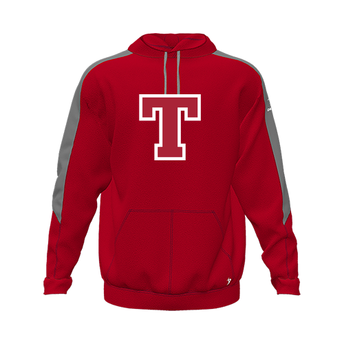 [CUS-DFW-HOOD-FLC-LSL-RED-YXS-LOGO2] Hoodie (Youth XS, Red, Logo 2)