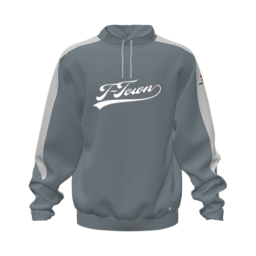 [CUS-DFW-HOOD-FLC-LSL-GRY-YXS-LOGO1] Hoodie (Youth XS, Gray, Logo 1)