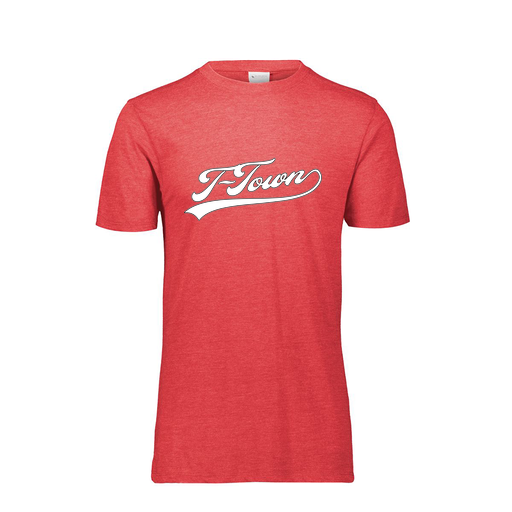 [FTSCUBRD-AS-LOGO1] Decker Men's Tri-Blend T-Shirt - Short Sleeve (Adult S, Red, Logo 1)