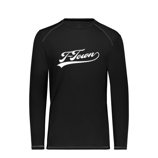 [6845.080.S-LOGO1] Men's SoftTouch Long Sleeve (Adult S, Black, Logo 1)