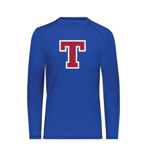 [6845.060.S-LOGO2] Men's SoftTouch Long Sleeve (Adult S, Royal, Logo 2)