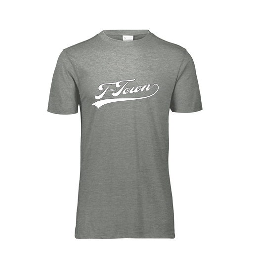[FTSCUBGY-YS-LOGO1] Decker Youth Tri-Blend T-Shirt - Short Sleeve (Youth S, Gray, Logo 1)