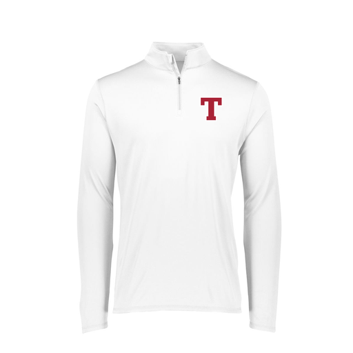 [FTLQFLWH-FAXS-LOGO2] Decker Women's Flex-Lite 1/4 Zip Shirt (Female Adult XS, White, Logo 2)