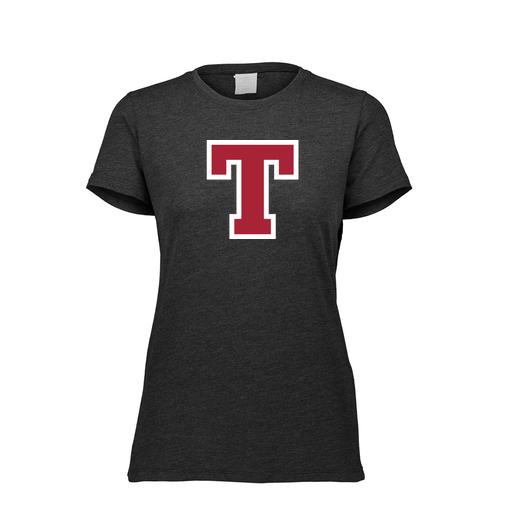 [FTSCUBBK-FAXS-LOGO2] Decker Women's Tri-Blend T-Shirt - Short Sleeve (Female Adult XS, Black, Logo 2)