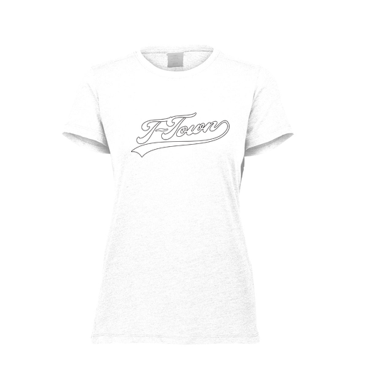 [FTSCUBWH-FAXS-LOGO1] Decker Women's Tri-Blend T-Shirt - Short Sleeve (Female Adult XS, White, Logo 1)