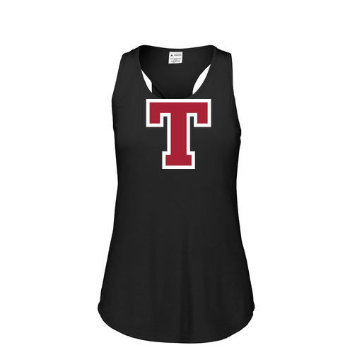 [3078.K94.S-LOGO2] Ladies Tri Blend Tank Top (Female Adult S, Black, Logo 2)