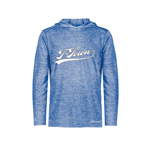 [FOLHCGRY-YS-LOGO1] Decker Youth Charge Hoodie (Youth S, Royal, Logo 1)