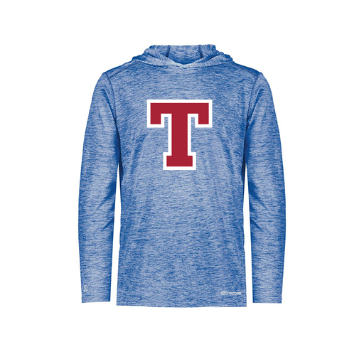 [FOLHCGRY-YS-LOGO2] Decker Youth Charge Hoodie (Youth S, Royal, Logo 2)