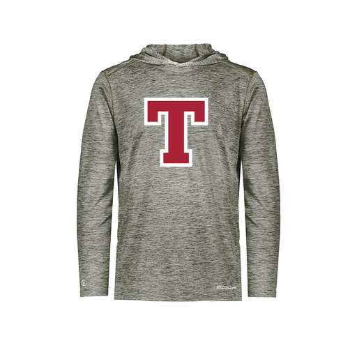 [FOLHCGGY-YS-LOGO2] Decker Youth Charge Hoodie (Youth S, Gray, Logo 2)