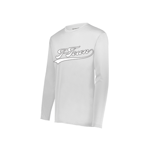 [222822.005.XS-LOGO1] Men's LS Smooth Sport Shirt (Adult XS, White, Logo 1)