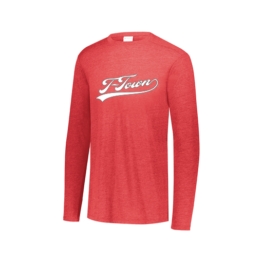 [3075.V96.XS-LOGO1] Men's LS Ultra-blend T-Shirt (Adult XS, Red, Logo 1)