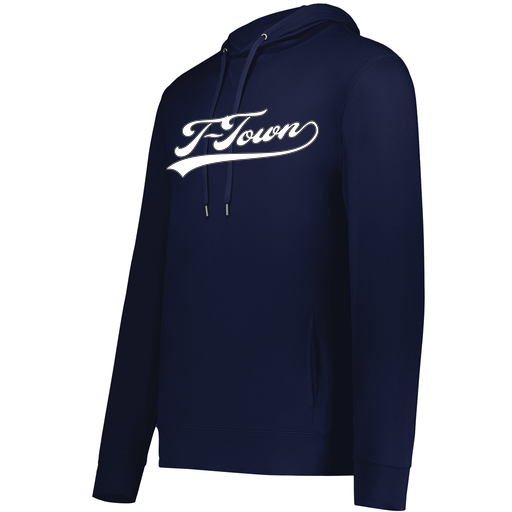 [222698.065.S-LOGO1] YOUTH VENTURA THIN KNIT HOODIE (Youth S, Navy, Logo 1)