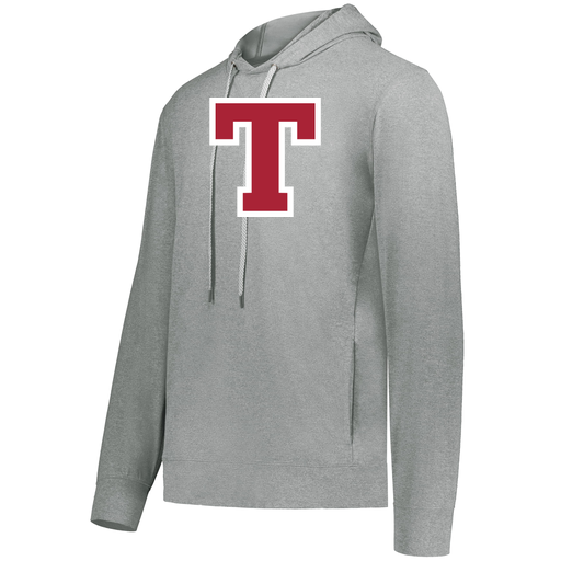 [222698.013.S-LOGO2] YOUTH VENTURA THIN KNIT HOODIE (Youth S, Silver, Logo 2)