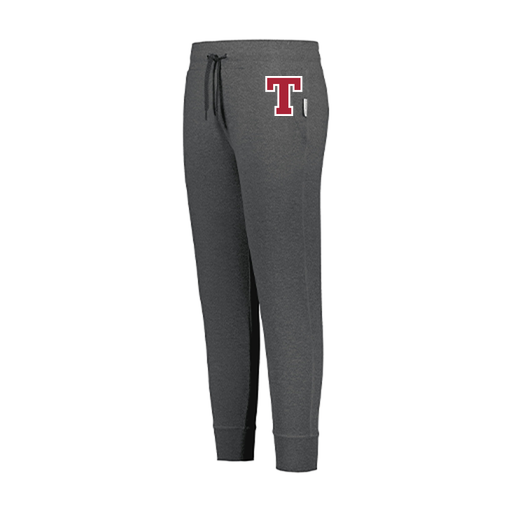 [222799.E83.XS-LOGO2] LADIES VENTURA SOFT KNIT JOGGER (Female Adult XS, Gray, Logo 2)